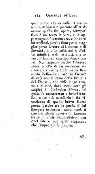 Giornale de'letterati