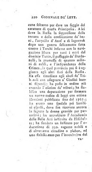 Giornale de'letterati