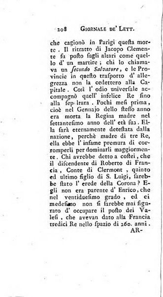 Giornale de'letterati