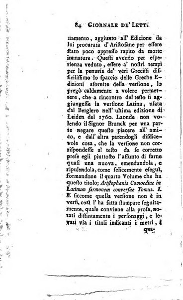 Giornale de'letterati