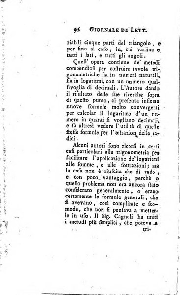 Giornale de'letterati