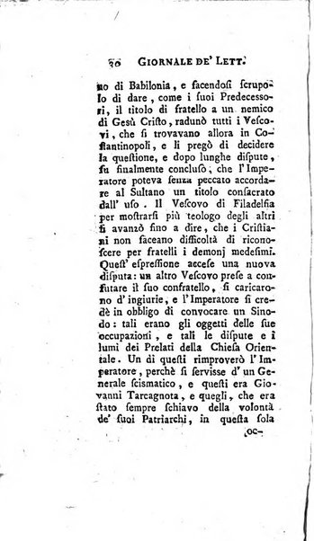 Giornale de'letterati