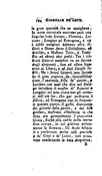 Giornale de'letterati