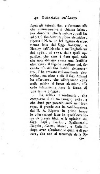 Giornale de'letterati