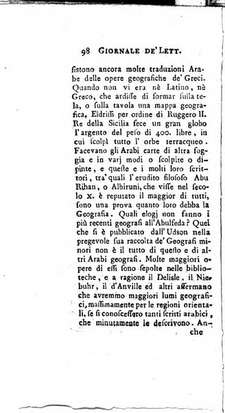 Giornale de'letterati