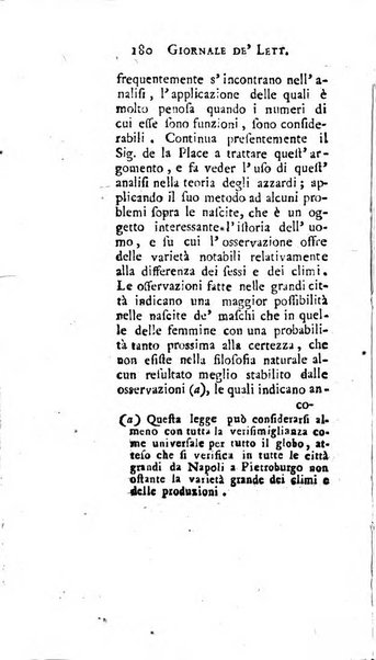 Giornale de'letterati