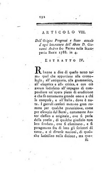 Giornale de'letterati