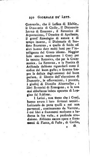 Giornale de'letterati