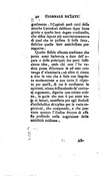 Giornale de'letterati