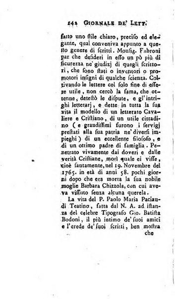 Giornale de'letterati