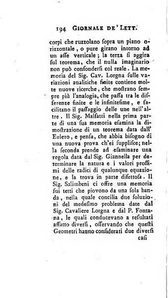 Giornale de'letterati