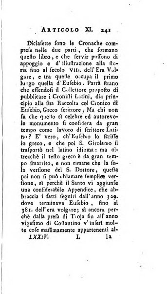 Giornale de'letterati