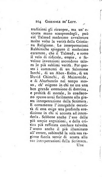 Giornale de'letterati