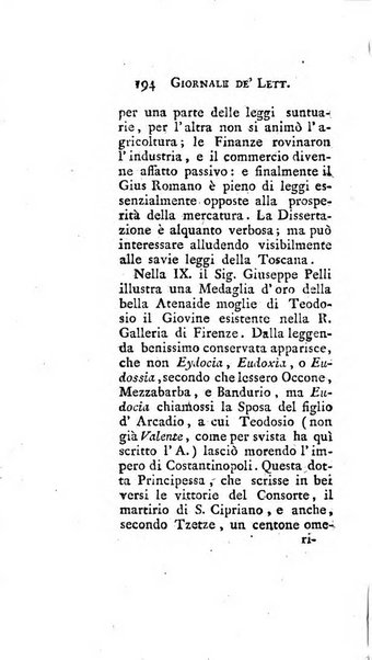 Giornale de'letterati