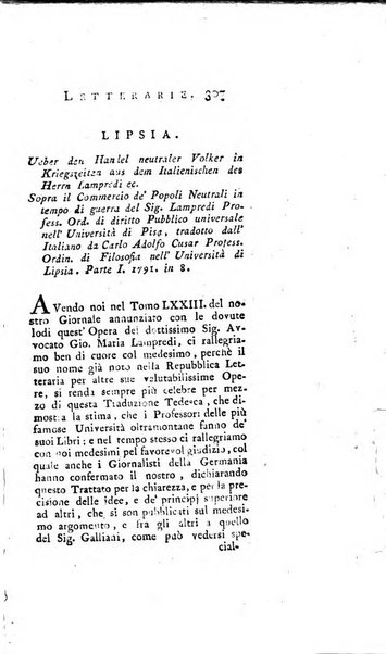 Giornale de'letterati