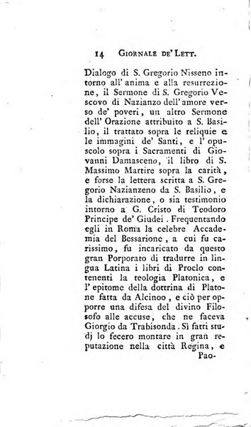 Giornale de'letterati