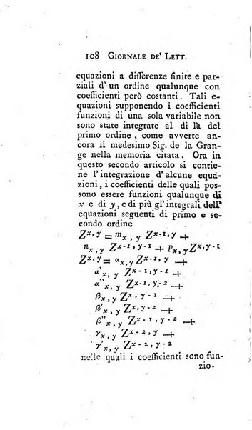 Giornale de'letterati