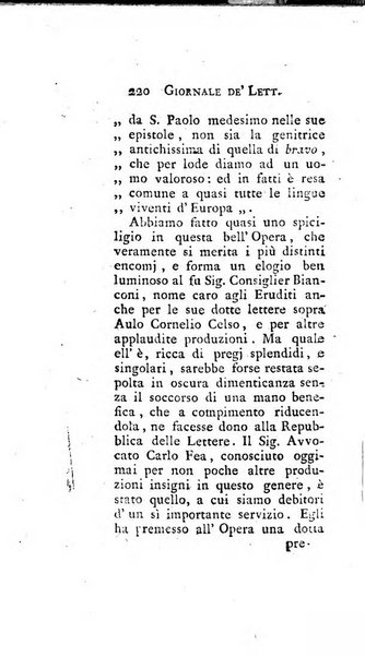 Giornale de'letterati