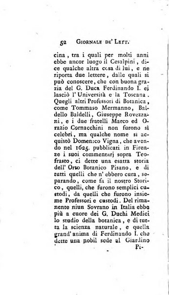 Giornale de'letterati