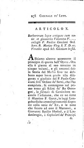 Giornale de'letterati