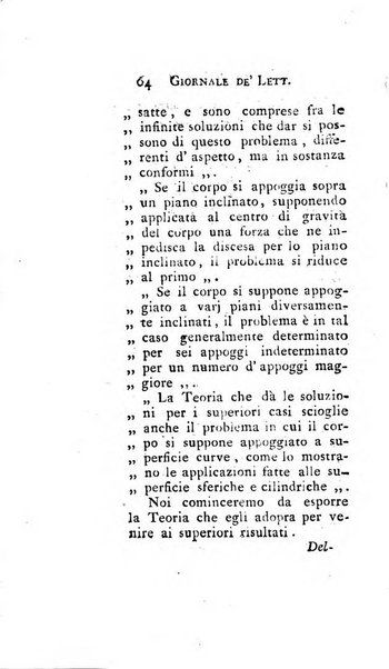 Giornale de'letterati