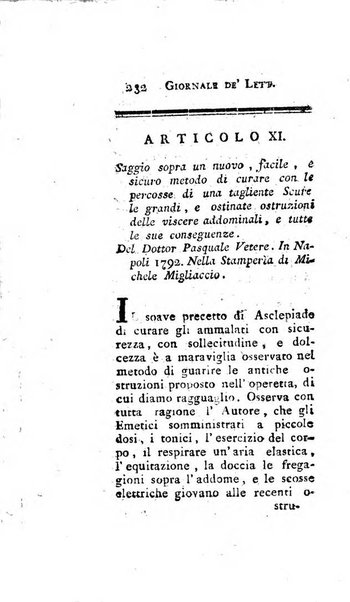 Giornale de'letterati