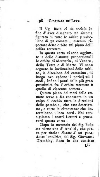 Giornale de'letterati