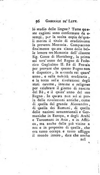 Giornale de'letterati