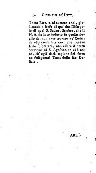 Giornale de'letterati