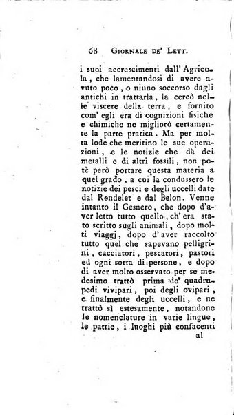 Giornale de'letterati