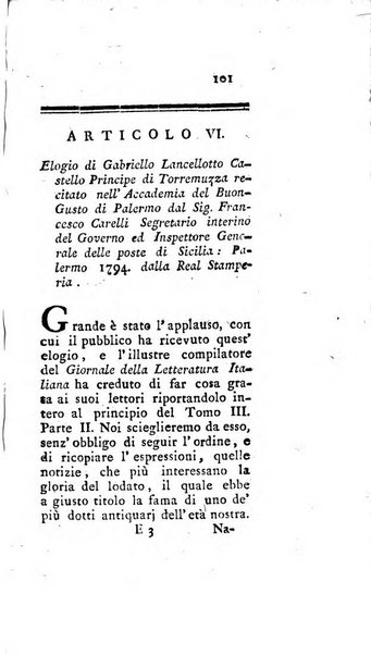 Giornale de'letterati