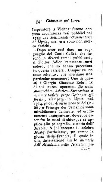 Giornale de'letterati