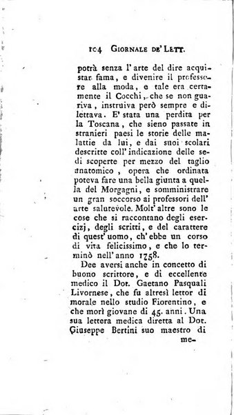 Giornale de'letterati