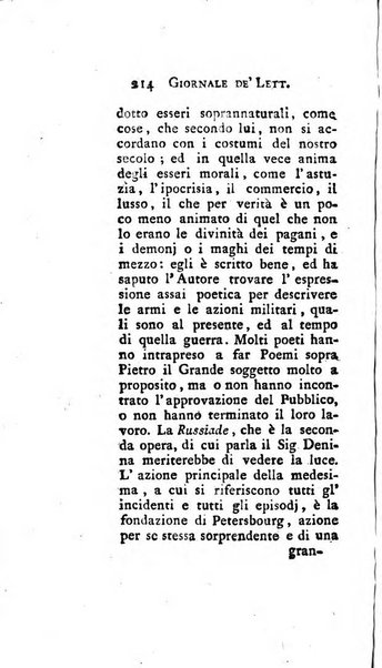 Giornale de'letterati