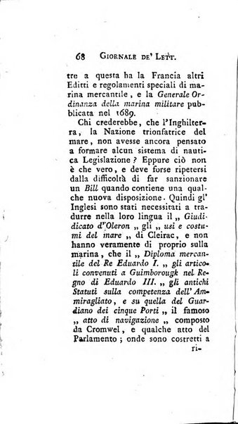 Giornale de'letterati