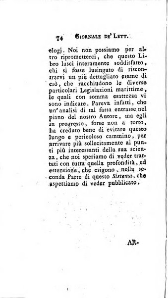 Giornale de'letterati