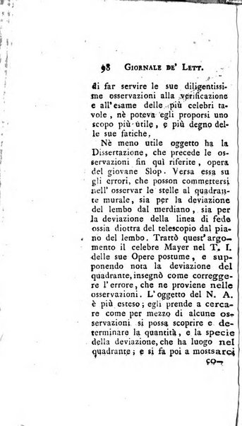 Giornale de'letterati