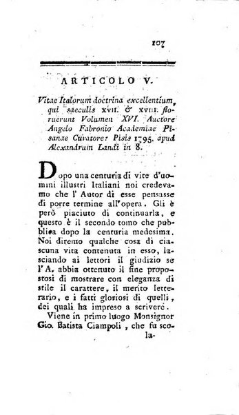 Giornale de'letterati