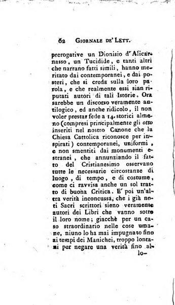 Giornale de'letterati