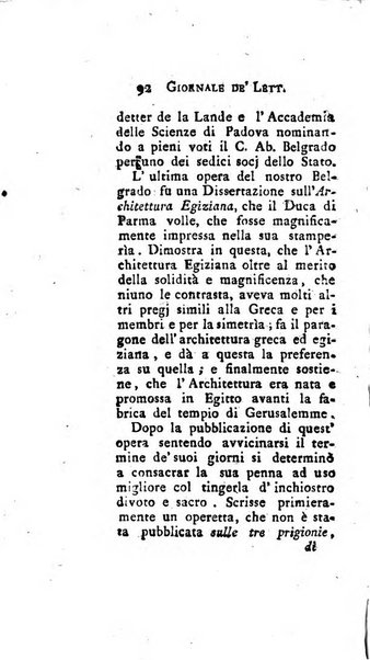 Giornale de'letterati