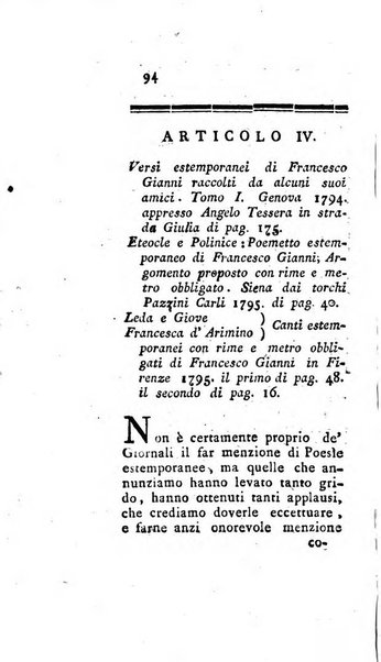 Giornale de'letterati