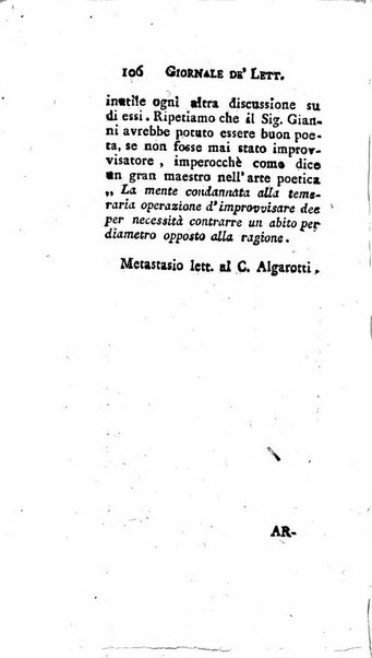 Giornale de'letterati