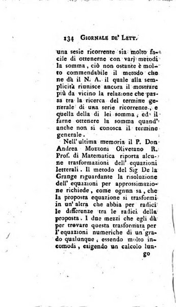 Giornale de'letterati