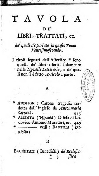 Giornale de' letterati d'Italia