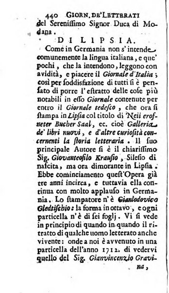 Giornale de' letterati d'Italia