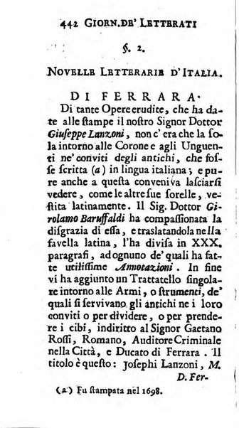 Giornale de' letterati d'Italia