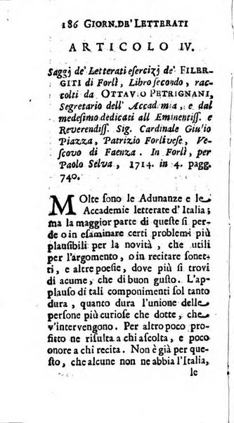 Giornale de' letterati d'Italia