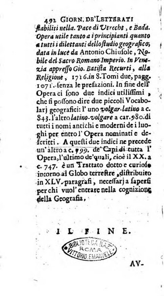 Giornale de' letterati d'Italia