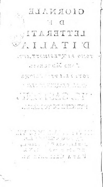 Giornale de' letterati d'Italia