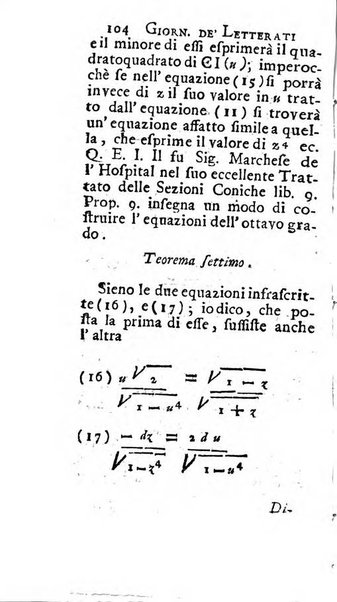 Giornale de' letterati d'Italia